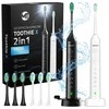 Dantų šepetėlis MalTec elektrinių dantų šepetėlių rinkinys 2x SONIC su 6 galvutėmis ir įkrovikliu