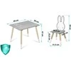 Staliukas su dviem kėdutėmis vaikams, Ricokids RC-847 Bunny