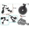 Baby Mix Triratukas Trike Fix Mini 3 in 1 baltas