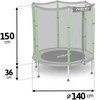 Vaikiškas batutas „Neo-Sport“ 140 cm