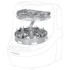 Baby Brezza Washer Pro vidinis dviejų lygių krepšys