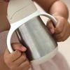 BEABA METALINĖ GERTUVĖ SU ŠIAUDELIU, 250 ML, CLAY