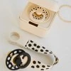 BIBS čiulptuko laikiklis Polka Dot - Ivory / Juodas