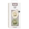 BIBS čiulptukų rinkinys 1 dydis (0 - 6 mėn.) Anatomical Ivory / Sage