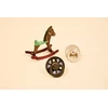 BIBS čiulptukų rinkinys 1 dydis (0 - 6 mėn.) Holiday Horse Vanilla / Mocha