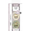 BIBS čiulptukų rinkinys 1 dydis (0 - 6 mėn.) Liberty Eloise Sage Mix
