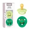 BIBS Colour Round čiulptukų rinkinys 1 dydis (0 - 6 mėn.) Matcha / Cactus
