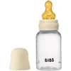 BIBS plastikinis buteliukas nuo dieglių 150 ml (Ivory) pilnas komplektas