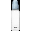 BIBS plastikinis buteliukas nuo dieglių 270 ml (Baby Mėlyna) pilnas komplektas
