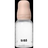 Nuk BIBS plastikinis buteliukas nuo dieglių 150 ml (Blush) pilnas komplektas