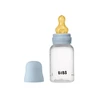 BIBS plastikinis buteliukas nuo dieglių 150 ml (Baby Mėlyna) pilnas komplektas