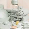 BIBS stiklinis buteliukas nuo dieglių 225 ml (Baby Mėlyna) pilnas komplektas