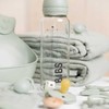 BIBS stiklinis buteliukas nuo dieglių 225 ml (Sage) pilnas komplektas