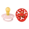 BIBS Studio Collection Polka Dots čiulptukų rinkinys 2 dydis (6 - 18 mėn.) Blossom / Candy Apple