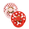 BIBS Studio Collection Polka Dots čiulptukų rinkinys 1 dydis (0 - 6 mėn.) Blossom / Candy Apple