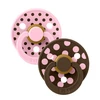 BIBS Studio Collection Polka Dots čiulptukų rinkinys 2 dydis (6 - 18 mėn.) Baby Rožinė / Mocha