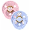 BIBS x MOOMIN čiulptukų rinkinys 2 dydis (6 - 18 mėn.) Dreaming baby pink mix