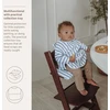 Blue Meyco Baby neperšlampamas seilinukas su rankovėmis 6–24 mėn., Fat Stripe Jeans Mėlyna