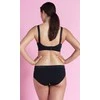 Carriwell besiūlė liemenėlė maitinančioms su įdėklais (juoda) / Padded Nursing