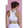Carriwell nėriniais puošta liemenėlė maitinančioms (balta) / Organic Crossover Nursing Bra