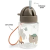 Done by Deer gertuvė su šiaudeliu Tiny Trails Sand, 280 ml