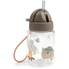 Done by Deer gertuvė su šiaudeliu Tiny Trails Sand, 280 ml