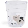 Done by Deer vaikiška stiklinė Glass L Tiny farm Sand (180 ml)