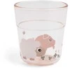 Done by Deer vaikiška stiklinė Glass L Tiny farm Powder (180 ml)