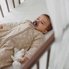 Meyco Baby apvalus kūdikio miegmaišis su rankovėmis Sweet Heart Sand/Soft Sand, TOG 1.