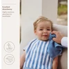 Meyco Baby frotinės šluostės-rankšluostukai kūdikiui Natural/Jeans Mėlyna/Indigo, 30×30 cm, 6 vnt.