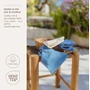Meyco Baby frotinės šluostės-rankšluostukai kūdikiui Natural/Jeans Mėlyna/Indigo, 30×30 cm, 6 vnt.