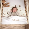 Meyco Baby marliniai muslino vystyklai Forest Animals Toffee, 70×70 cm, 3 vnt.