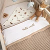 Meyco Baby marliniai muslino vystyklai Forest Animals Toffee, 70×70 cm, 3 vnt.