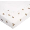Meyco Baby medvilninė jersey paklodė su guma 60 × 120 cm, Bear Multicolor