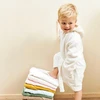 Meyco Baby medvilninis vonios rankšluostis su gobtuvu 75 × 75 cm, Offwhite – Terry