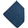 Meyco Baby medvilninis vonios rankšluostis su gobtuvu 75 × 75 cm, Indigo – Terry