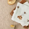 Meyco Baby muslino šluostės-merliukai Forest Animals Toffee, 30×30 cm, 3 vnt.