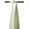 Meyco Baby muslino vystyklai / apklotai 120 × 120 cm (2 vnt.), Natural/Soft Olive