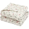 Meyco Baby muslino vystyklai / apklotai 120 × 120 cm (2 vnt.), Flower Multicolour