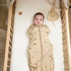 Meyco Baby naujagimio miegmaišis-kokonas Forest Animals Sand, TOG 0.3