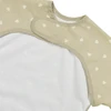 Meyco Baby neperšlampamas seilinukas su rankovėmis 6–24 mėn., Sweet Heart Sand/Soft Sand