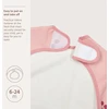 Meyco Baby neperšlampamas seilinukas su rankovėmis 6–24 mėn., Cherry Soft Rose