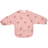 Meyco Baby neperšlampamas seilinukas su rankovėmis 6–24 mėn., Cherry Soft Rose