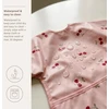 Meyco Baby neperšlampamas seilinukas su rankovėmis 6–24 mėn., Cherry Soft Rose