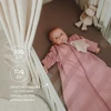Meyco Baby Studio Classic pašiltintas miegmaišis su nusegamomis rankovėmis, 2.5 TOG, Violetinė Rožinė