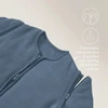 Meyco Baby Studio Classic pašiltintas miegmaišis su nusegamomis rankovėmis, 2.5 TOG, Indigo