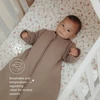 Meyco Baby Studio Classic pašiltintas miegmaišis su nusegamomis rankovėmis, 2.5 TOG, Dark Taupe