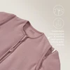 Meyco Baby Studio Classic pašiltintas miegmaišis su nusegamomis rankovėmis, 2.5 TOG, Violetinė Rožinė