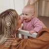 Meyco Baby Studio Classic pašiltintas miegmaišis su nusegamomis rankovėmis, 2.5 TOG, Violetinė Rožinė