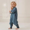 Meyco Baby Studio miegmaišis su kojytėmis, nusegamomis rankovėmis ir atverčiamomis kojinėmis TOG 2.5 Indigo